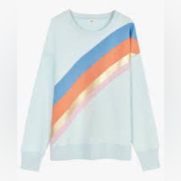 Hush UK Rainbow relaxed sweatshirt. - Picture 4 of 6